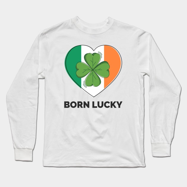 Luck Of The Irish Long Sleeve T-Shirt by Tip Top Tee's